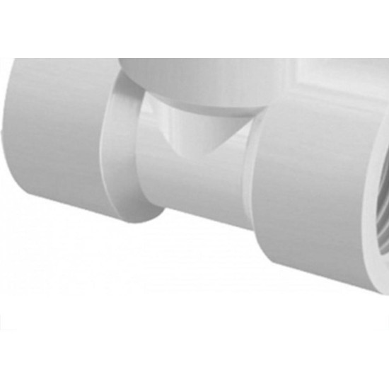 Tee Branco Amanco Rosca/Rosca/Rosca 1'' X 1'' 10208/11828 - Kit C/16 Tee Branco Amanco Rosca/Rosca/Rosca 1'' X 1'' 10208/11828 - Kit C/16