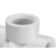 Tee Branco Amanco Rosca/Rosca/Rosca 1'' X 1'' 10208/11828 - Kit C/16 Tee Branco Amanco Rosca/Rosca/Rosca 1'' X 1'' 10208/11828 - Kit C/16