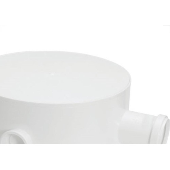 Caixa Sifonada Amanco Branca Redonda 250X230X75 12683 Caixa Sifonada Amanco Branca Redonda 250X230X75 12683