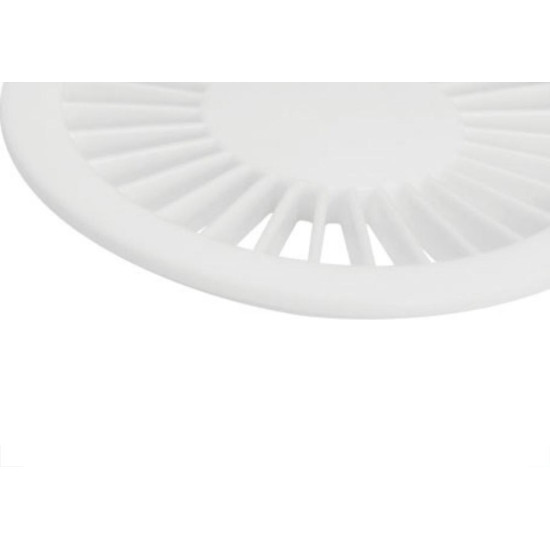 Grelha Plastica Amanco Redonda Cromado 15X15 90607 Grelha Plastica Amanco Redonda Cromado 15X15 90607