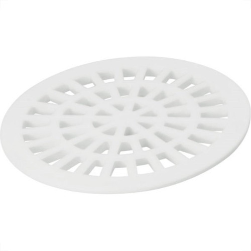 Grelha Plastica Amanco Redonda Branca 10X10 11624 Grelha Plastica Amanco Redonda Branca 10X10 11624