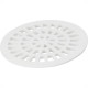 Grelha Plastica Amanco Redonda Branca 10X10 11624 Grelha Plastica Amanco Redonda Branca 10X10 11624