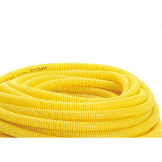 Conduite Corrugado Amarelo Amanco 1/2''X50M 10112 Conduite Corrugado Amarelo Amanco 1/2''X50M 10112