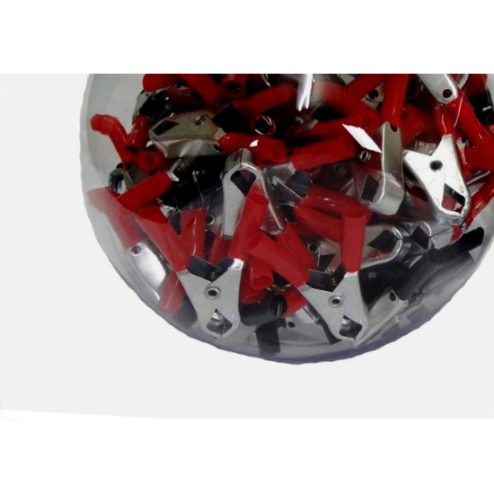 Garra 30A Com Espaguete Vermelho/Preto Pote 100 Pecas 9054 Garra 30A Com Espaguete Vermelho/Preto Pote 100 Pecas 9054