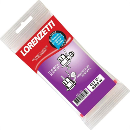 Resistencia Lorenzetti Torneira/Aquecedor 127V 4000W 455 Resistencia Lorenzetti Torneira/Aquecedor 127V 4000W 455