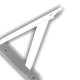 Suporte Prateleira Hayner Forte Branca 20Cm Peca 201504 - Kit C/12 Suporte Prateleira Hayner Forte Branca 20Cm Peca 201504 - Kit C/12