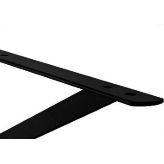 Suporte Prateleira Hayner Forte Preta 20Cm Peca 201559 - Kit C/12 Suporte Prateleira Hayner Forte Preta 20Cm Peca 201559 - Kit C/12