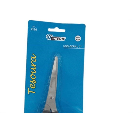 Tesoura Uso Geral Western 7'' 2136 Tesoura Uso Geral Western 7'' 2136