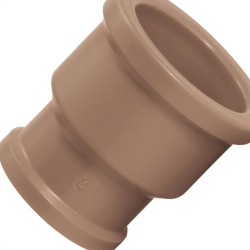 Luva Marrom Amanco Reducao Liso/Liso 25X20Mm 10292/11729 - Kit C/50 Luva Marrom Amanco Reducao Liso/Liso 25X20Mm 10292/11729 - Kit C/50