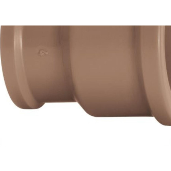 Luva Marrom Amanco Reducao Liso/Liso 25X20Mm 10292/11729 - Kit C/50 Luva Marrom Amanco Reducao Liso/Liso 25X20Mm 10292/11729 - Kit C/50