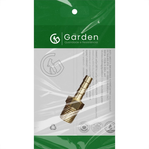 Espigao Fixo Garden''Macho'' 1/4X1/4 11101E