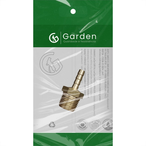 Espigao Fixo Garden''Macho'' 1/2X1/4 11109E