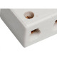 Conector Porcelana Brasfort 2 Polos 16Mm 8766 - Kit C/50 Conector Porcelana Brasfort 2 Polos 16Mm 8766 - Kit C/50