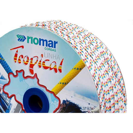Corda Polipropileno Trancada Riomar 4Mm Colorida Carretel+-360M Corda Polipropileno Trancada Riomar 4Mm Colorida Carretel+-360M