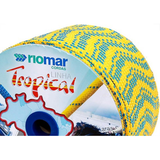Corda Polipropileno Trancada Riomar 8Mm Colorida Carretel+-258M Corda Polipropileno Trancada Riomar 8Mm Colorida Carretel+-258M