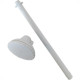 Chuveiro Frio Completo 4''Paulina Branco Sem Registro Pr 60020 - Kit C/12 Chuveiro Frio Completo 4''Paulina Branco Sem Registro Pr 60020 - Kit C/12
