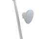 Chuveiro Frio Completo 4''Paulina Branco Sem Registro Pr 60020 - Kit C/12 Chuveiro Frio Completo 4''Paulina Branco Sem Registro Pr 60020 - Kit C/12