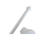 Chuveiro Frio Completo 4''Paulina Branco Sem Registro Pr 60020 - Kit C/12 Chuveiro Frio Completo 4''Paulina Branco Sem Registro Pr 60020 - Kit C/12