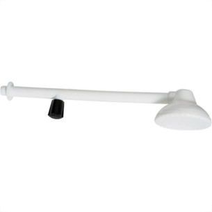 Chuveiro Frio Completo 4''Paulina Branco Com Registro Pr 60010 - Kit C/12 