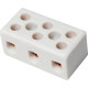 Conector Porcelana Brasfort 3Polos 16Mm 8767 - Kit C/12 Conector Porcelana Brasfort 3Polos 16Mm 8767 - Kit C/12