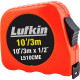Trena Lufkin 3M/1/2'' Com Trava L510 Laranja L510Cme Trena Lufkin 3M/1/2'' Com Trava L510 Laranja L510Cme