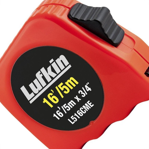 Trena Lufkin 5M/3/4'' Com Trava L516 Laranja L516Cme Trena Lufkin 5M/3/4'' Com Trava L516 Laranja L516Cme