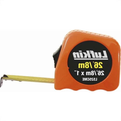 Trena Lufkin 8M/1'' Com Trava L525 Laranja L525Cme Trena Lufkin 8M/1'' Com Trava L525 Laranja L525Cme