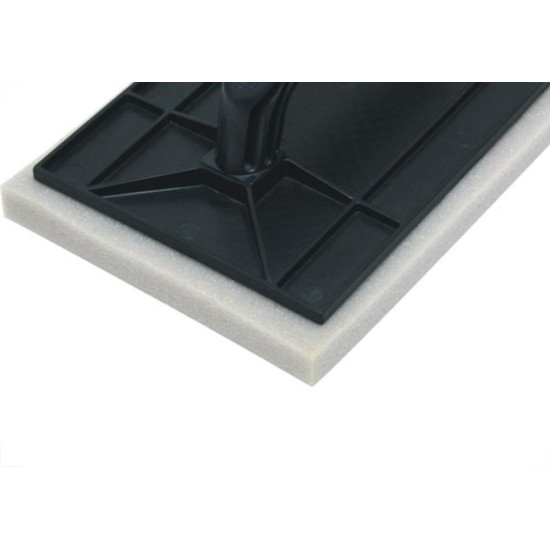 Desempenadeira Pvc Zumplast 15X26 Com Espuma Preta 2196 Desempenadeira Pvc Zumplast 15X26 Com Espuma Preta 2196