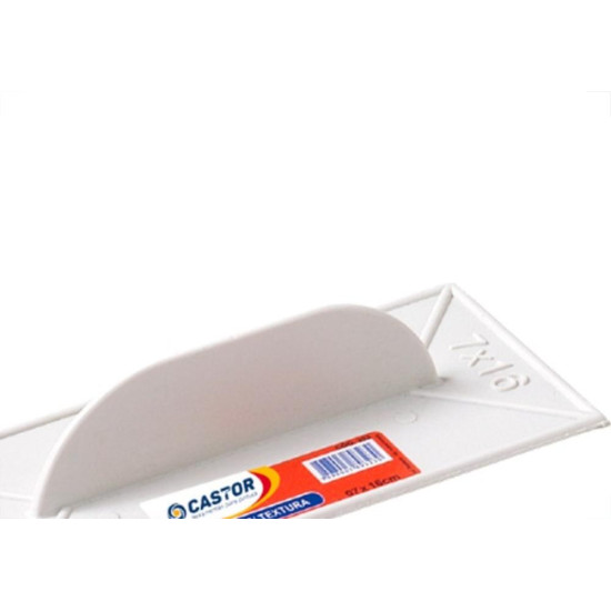 Desempenadeira Pvc Castor 07X16 Textura Branca 323
