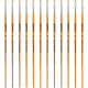 Pincel Para Artesanato Roma Ponta Chata 04 615 04 - Kit C/12 Pincel Para Artesanato Roma Ponta Chata 04 615 04 - Kit C/12