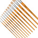 Pincel Para Artesanato Roma Ponta Chata 20 615 20 - Kit C/12 