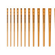 Pincel Para Artesanato Roma Ponta Chata 20 615 20 - Kit C/12 