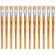 Pincel Para Artesanato Roma Ponta Chata 24 615 24 - Kit C/12 
