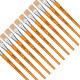 Pincel Para Artesanato Roma Ponta Chata 24 615 24 - Kit C/12 