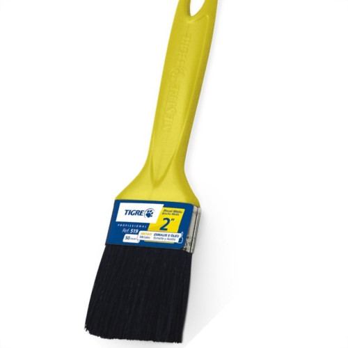 Pincel Trincha Pintura Tigre 519 X 2.1/2'' Amarela - Kit C/12 Pincel Trincha Pintura Tigre 519 X 2.1/2'' Amarela - Kit C/12