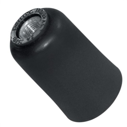 Soquete Abajur Coluna Liso Perlex Preto 1103Pr