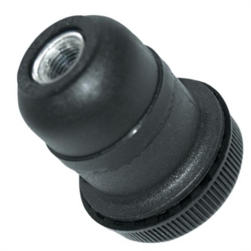 Soquete Abajur Rosca Com Tampa Perlex Preto 1108Pr