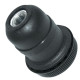 Soquete Abajur Rosca Com Tampa Perlex Preto 1108Pr