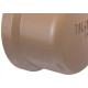 Caps Marrom Tigre Liso Liso 40Mm - Kit C/20 Caps Marrom Tigre Liso Liso 40Mm - Kit C/20