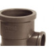 Tee Marrom Tigre Liso Liso Liso Reducao 40Mmx25Mm - Kit C/10