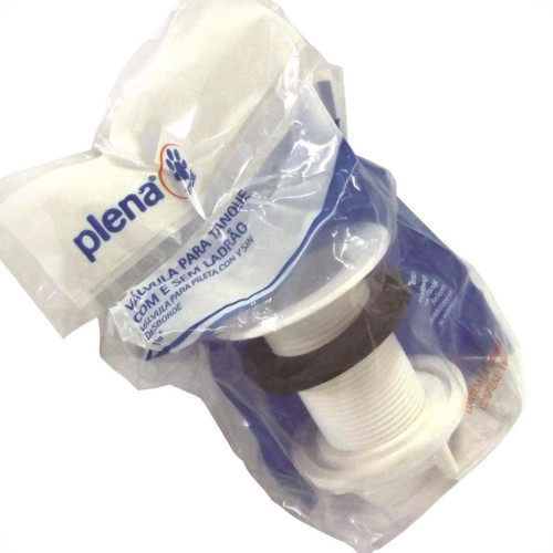Valvula Lavatorio Plastica Plena Tigre Branca Unidade Valvula Lavatorio Plastica Plena Tigre Branca Unidade