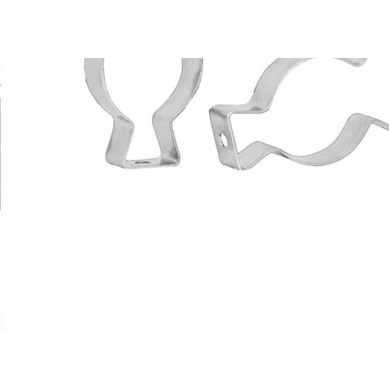 Abracadeira Fluorescente Zincado Redy ''T 8'' 105 - Kit C/200 Abracadeira Fluorescente Zincado Redy ''T 8'' 105 - Kit C/200
