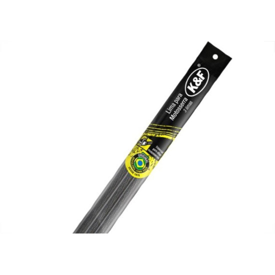 Lima Motosserra K&F 8'' X 7/32'' 3 Pecas 01890B Lima Motosserra K&F 8'' X 7/32'' 3 Pecas 01890B