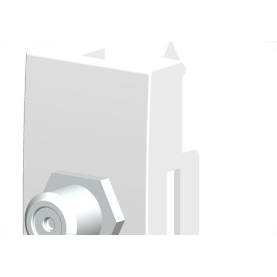 Modulo Alumbra Siena Branco (Tomada Coaxial) 6030