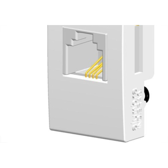 Modulo Alumbra Siena Branco (Tomada Rj11 4 Vias) 6165