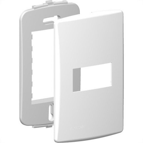 Placa Alumbra 4X2 Branca (1 Horizontal) 6400 Placa Alumbra 4X2 Branca (1 Horizontal) 6400