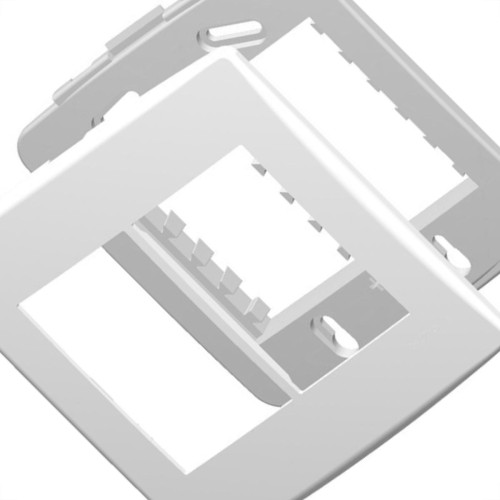 Placa Alumbra 4X4 Branca (6 Modulos) 6433 Placa Alumbra 4X4 Branca (6 Modulos) 6433