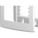Placa Alumbra 4X4 Branca (6 Modulos) 6433 Placa Alumbra 4X4 Branca (6 Modulos) 6433