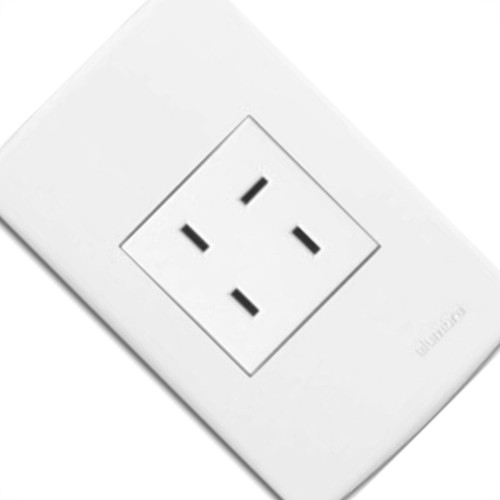 Conjunto Tomada Fone Siena 4X2 Com Placa Branca 6558