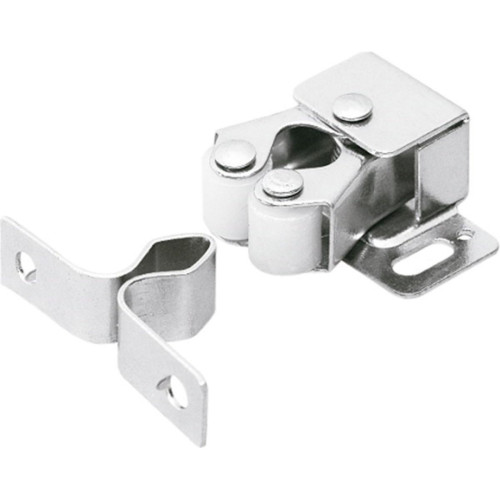 Fecho Rolete Soprano Duplo Zincado Moveis 03035.0006.13 - Kit C/100 Fecho Rolete Soprano Duplo Zincado Moveis 03035.0006.13 - Kit C/100
